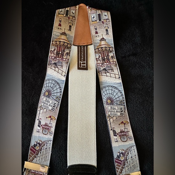 Trafalgar Silk Suspenders. Limited Edition and Gently Used - Picture 3 of 11